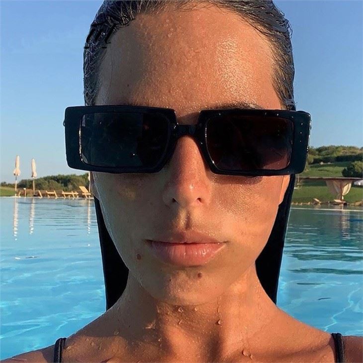 Vintage Small Rectangle Sunglasses