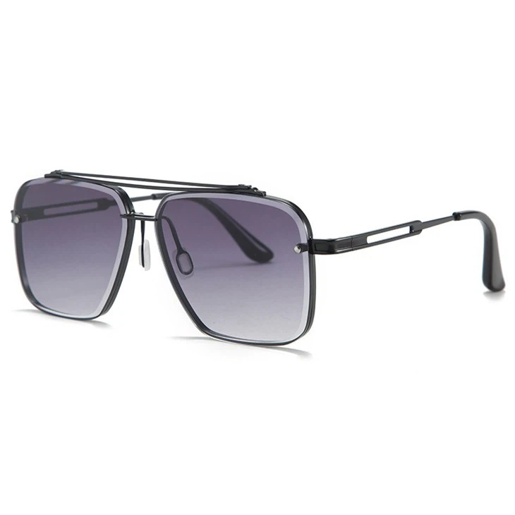 Square Sunglasses Metal Frame