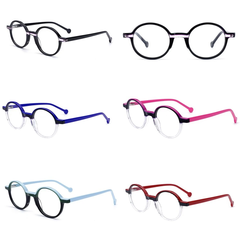 Round Acetate Eyeglasses